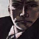 Max Beckmann, Selbstbildnis in Schwarz, 1944