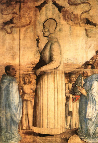 Lorenzo Giustiniani, 1465, Gemälde von Gentile Bellini